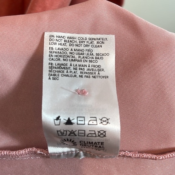 REFORMATIOM Pink Velvet Long Sleeve Dress size XL - Picture 8 of 9